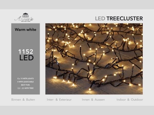 Lichterkette Baum LED warmweiss 1152Lichter outdoor L1500cm (+400cm)