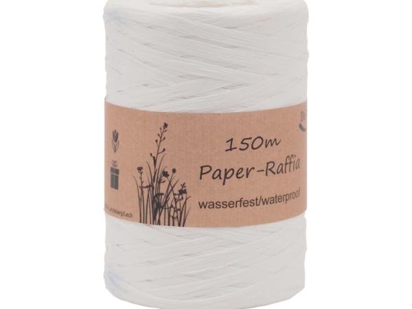 Raffiaband Papier imprägniert farbecht 7mm 150mr 7mm 150mr