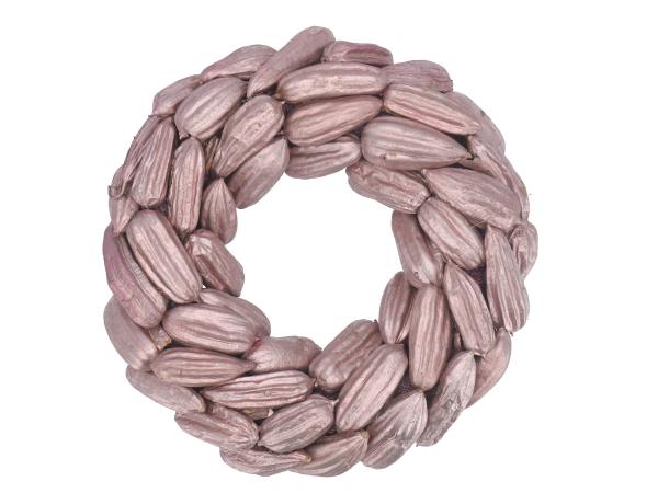 Kranz Mond Capsule rosa metallic   D40cm