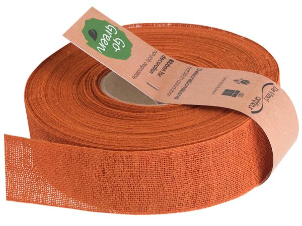 Band Leinen 40mm 20mr 100% natürlich 40mm 20mr