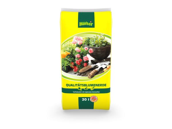 Blumenerde 20ltr Nährstoffreich, atmungsaktiv und mit wertvollem Kompost 