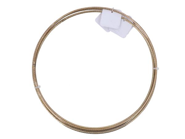 Ring Metall Rundeisen (Baustahl) Loop vermessingt "Industrial Style"   D40cm