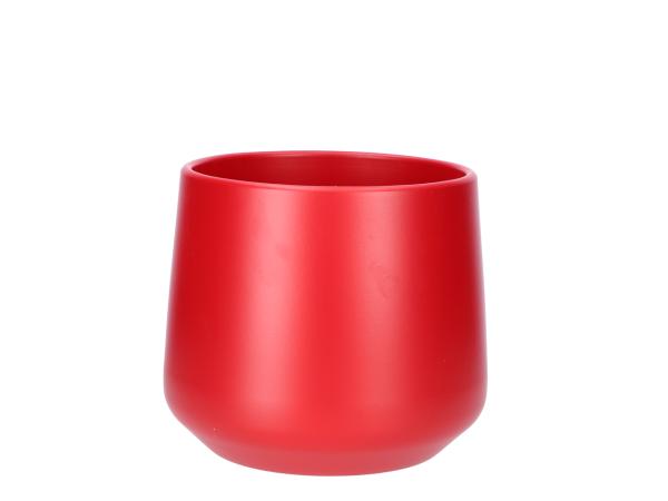 Kübel 860 D22cm rot matt D22 H18,5cm