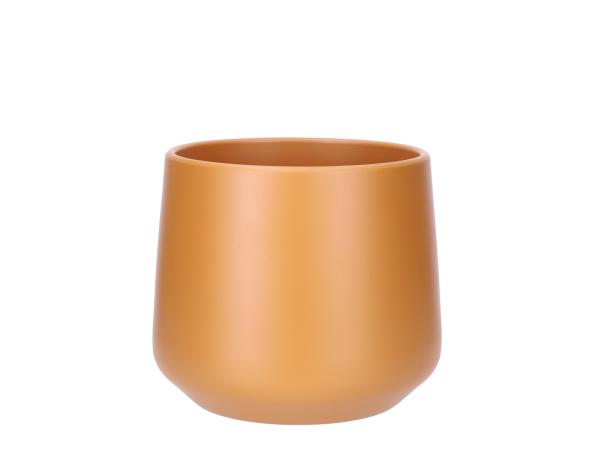 Kübel 860 D22cm caramel matt D22 H18,5cm