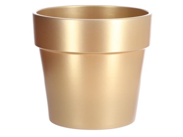 Kübel 5500 D24cm gold metallic D24 H22cm