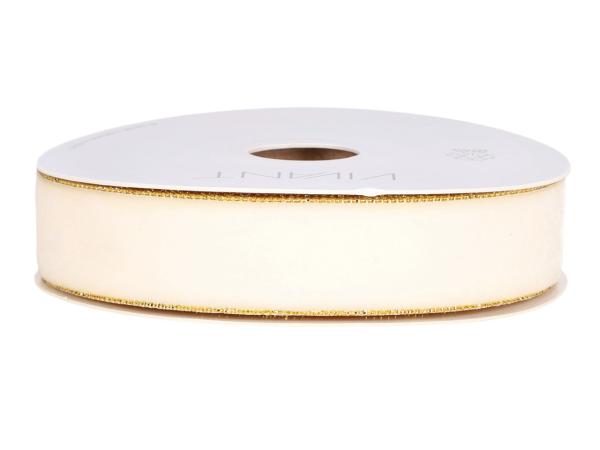 Band Samt Goldkante 25mm 10mr 25mm 10mr