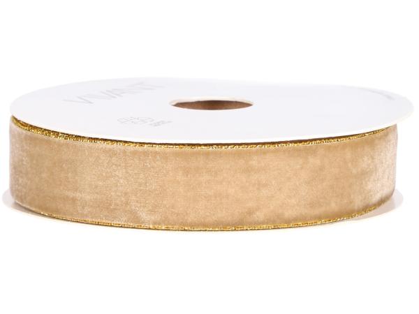 Band Samt Goldkante 25mm 10mr 25mm 10mr