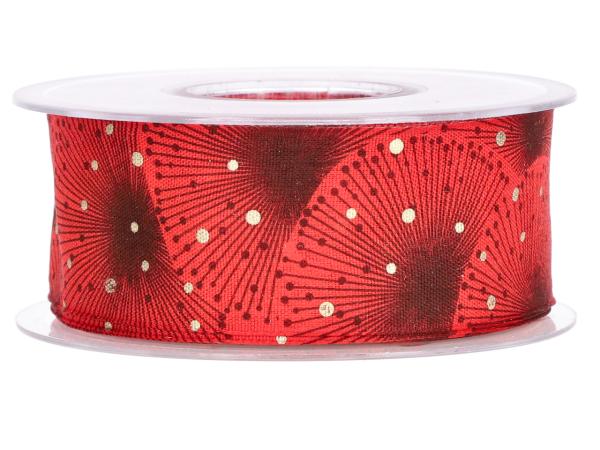 Band Baumwolloptik Ornament 40mm 20mr  40mm 20mr