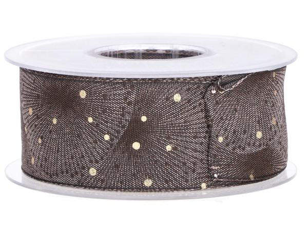 Band Baumwolloptik Ornament 40mm 20mr  40mm 20mr