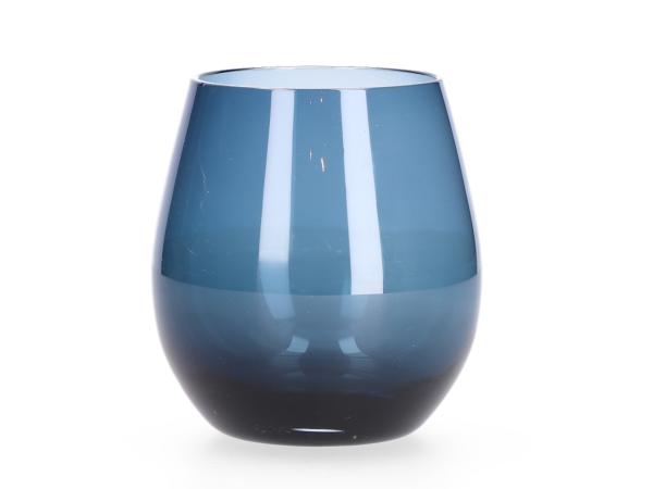 Vase Teelichtglas bauchig D9 H9cm FC  D9 H9cm