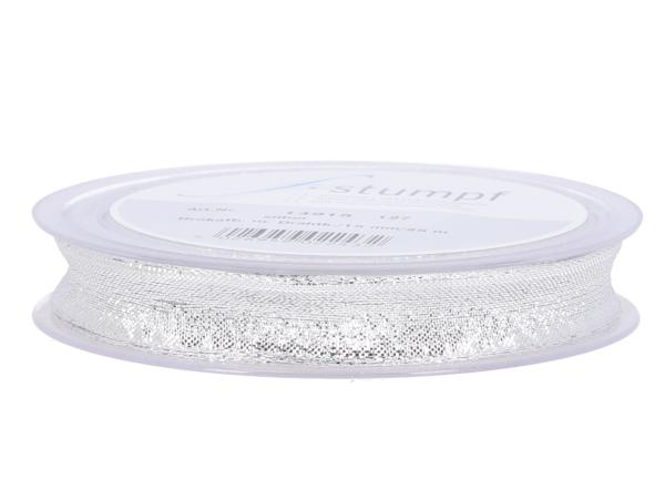 Band Brokat m Drahtkante 15mm 25mr 15mm 25mr