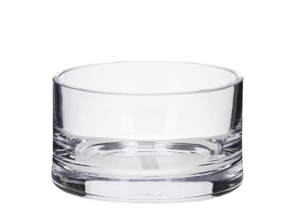 Zylinder Schale Glas D11 H6,5cm  Cold Cut 