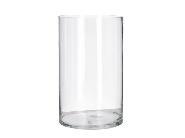 Vase Glas Zylinder D18 H30cm Cold Cut D18 H30cm