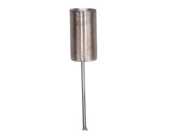 Stick Metall Kerzenhalter gebürstet für Stabkerze D23mm D2,3 H4,5 L10cm