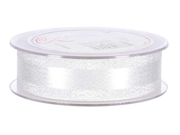 Band festlich m Webkante 25mm 20mr 100% Polyester 25mm 20mr