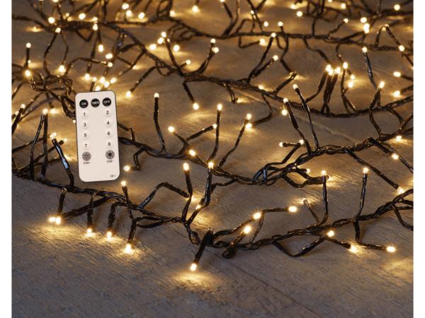 Lichterkette LED warmweiss 768 Lichter outdoor dimmbar m Timer 