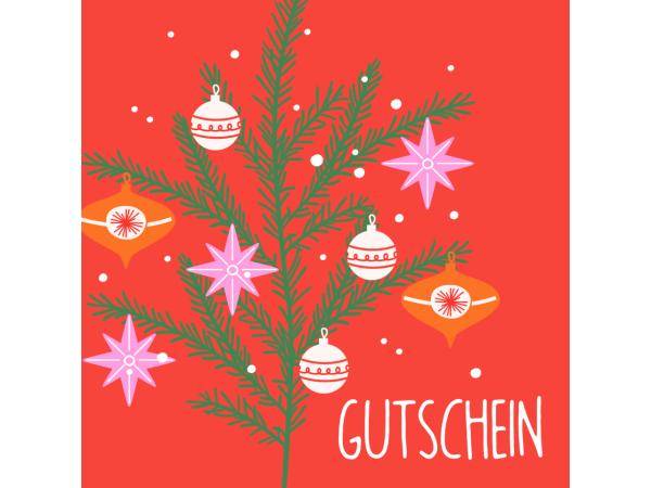 Gutschein any time quadratisch 12St m Kuvert u Kontroll-Streifen B120 H120mm