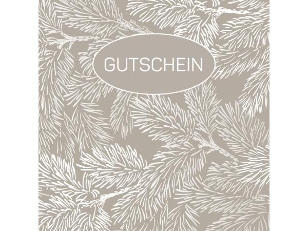 Gutschein any time quadratisch 12St m Kuvert u Kontroll-Streifen B120 H120mm