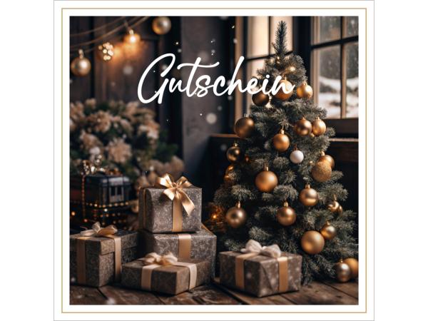 Gutschein any time quadratisch 12St m Kuvert u Kontroll-Streifen 