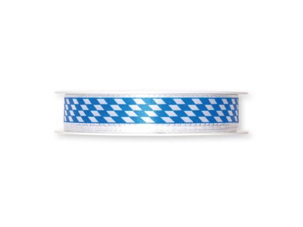 Rautenband blau/weiss 15mm 25mr Bayern 