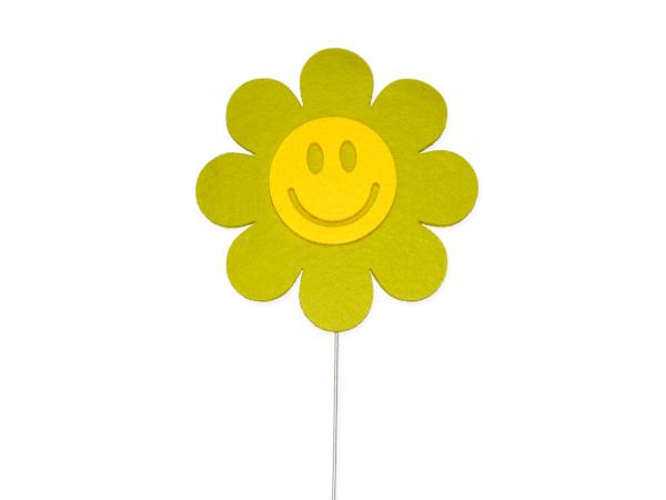 Stecker Smiley outdoor 6 St/Pack D13,5 Draht 40cm