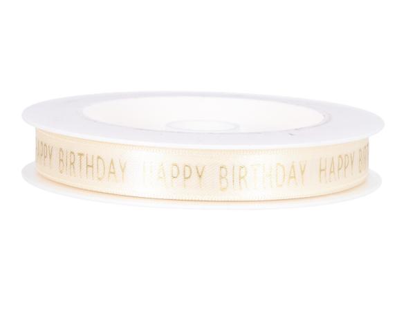 Band Satin Happy Birthday 15mm 18mr 15mm 18mr