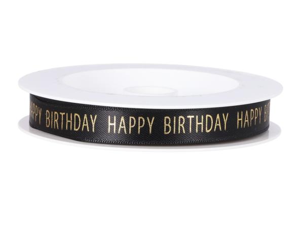 Band Satin Happy Birthday 15mm 18mr 15mm 18mr