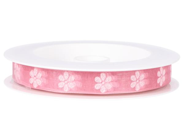 Band Organza Blüten Webkante 15mm 18mr 15mm 18mr