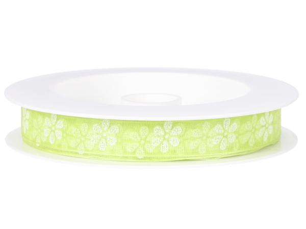 Band Organza Blüten Webkante 15mm 18mr 15mm 18mr