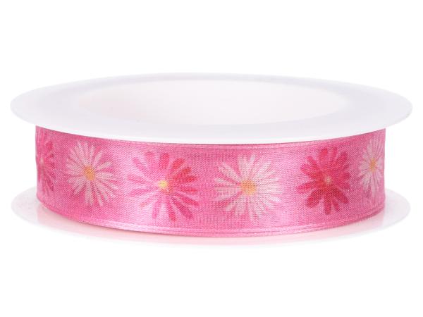 Band Organza Blüten m formst. Kante 25mm 18mr 25mm 18mr