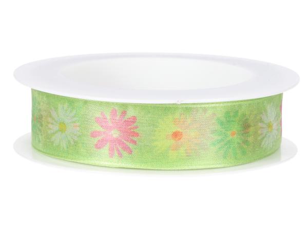 Band Organza Blüten m formst. Kante 25mm 18mr 25mm 18mr