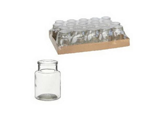 Vasenflasche Glas D7 H10cm D7 H10cm
