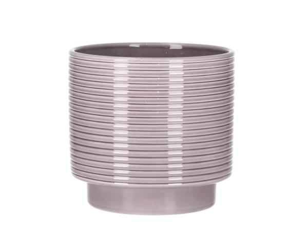 Kübel Rings D12,5cm lasur taupe D13 H12,5cm