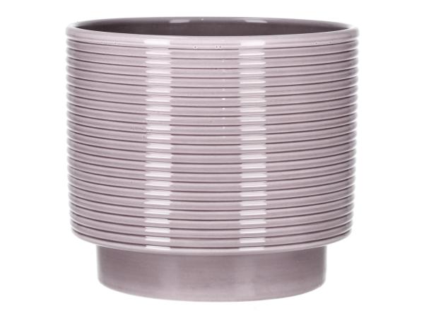 Kübel Rings D16,5cm lasur taupe D16,5 H15cm