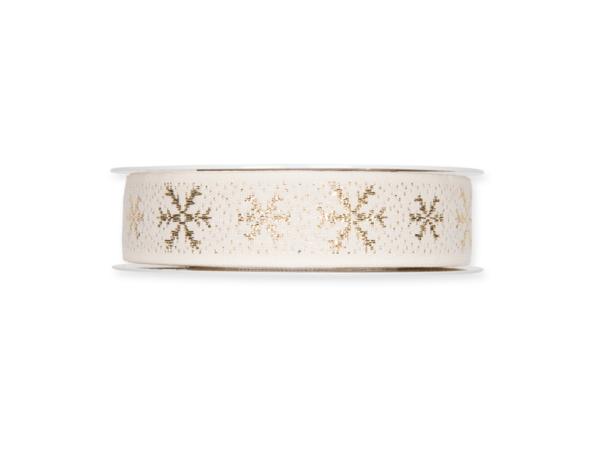 Band Lurex Schneekristall 25mm 15mr 100% Polyester 25mm 15mr