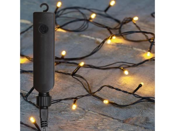 Lichterkette LED 100 Lichter outdoor m Powerbank 