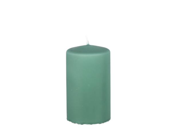 Stumpen Samt H100 D60 smaragd Safe Candle ca. 36Std Brenndauer D6 H10cm