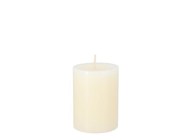 Kerze Chalet H80 D60 champagner Safe Candle Cello D6 H8cm