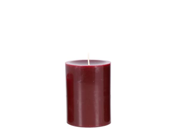 Kerze Chalet H80 D60 altrot Safe Candle Cello D6 H8cm