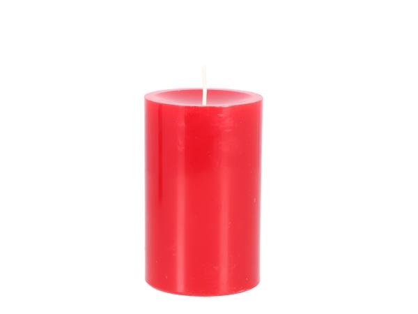 Kerze Chalet H110 D70 karminrot Safe Candle Cello 