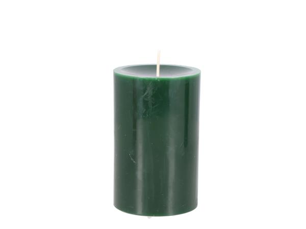 Kerze Chalet H110 D70 jägergrün Safe Candle Cello 
