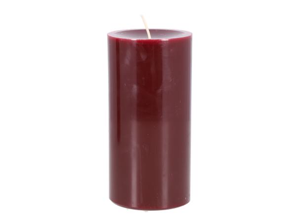 Kerze Chalet H140 D70 altrot ca. 75Std Brenndauer Safe Candle Cello D7 H14cm