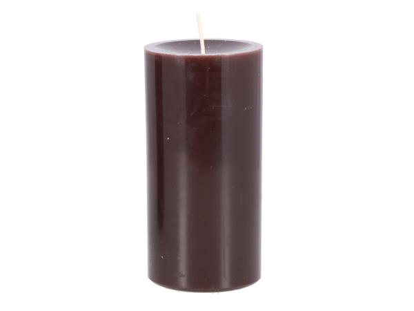 Kerze Chalet H140 D70 siena  ca. 75Std Brenndauer Safe Candle Cello D7 H14cm