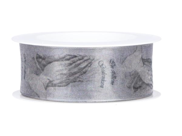 Band "In stillem Gedenken" 40mm 15mr stabile Kante 40mm 15mr