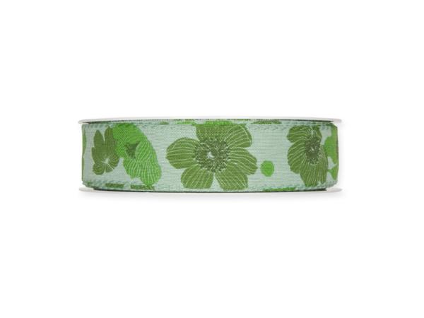 Band Mohnblumen Druck 15mm 18mr 100% Polyester 25mm 18mr