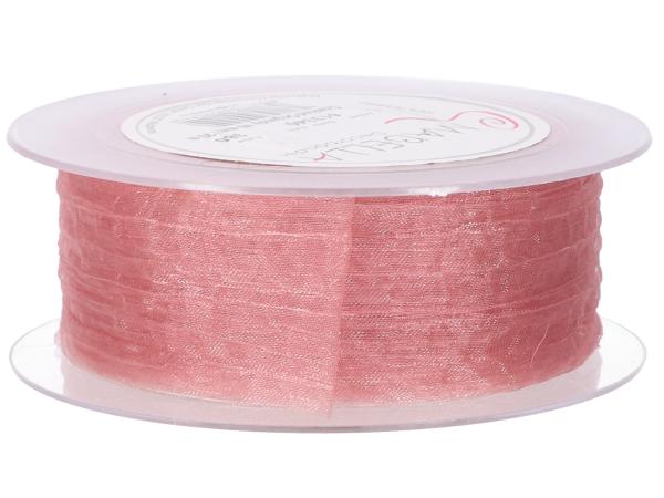 Band Organza geknittert Schnittkante 40mm 20mr 40mm 20mr