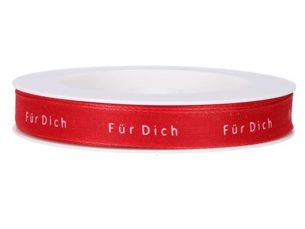 Band Leinenoptik Für Dich m formst. Kante 15mm 18mr 15mm 18mr