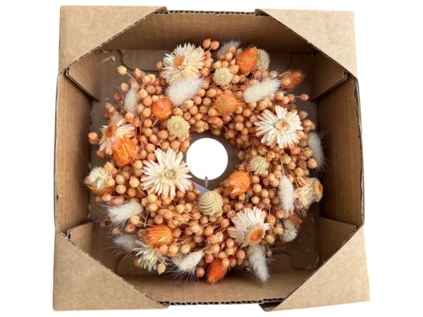 Kranz Trockenblumenmix 3fb D20cm D20cm