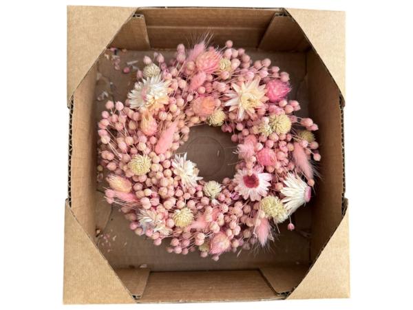 Kranz Trockenblumenmix 3fb D20cm D20cm