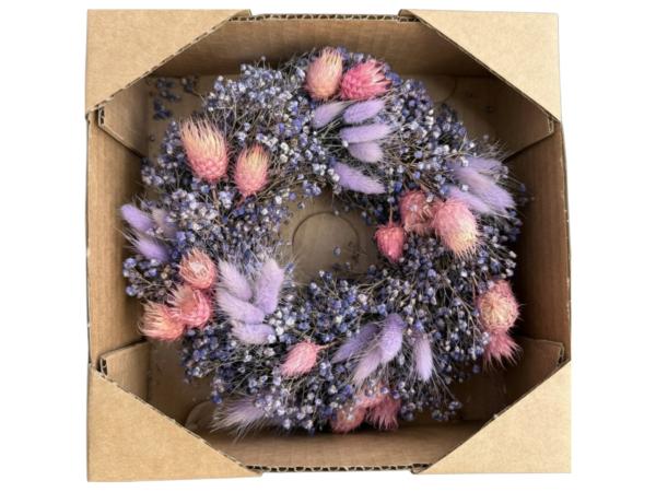 Kranz Trockenblumenmix Lagurus 3fb D20cm D20cm